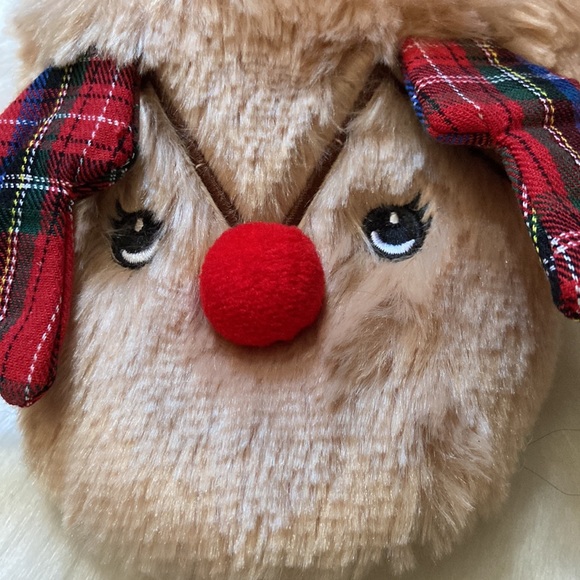 Cute Rudolph slippers in size S/M - Picture 2 of 6